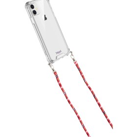 Resim Hippi Poplar Renkli Ipli Tüm Telefonlarla Uyumlu ve Boyun Askılı Kumaş Telefon Askısı 
