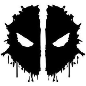 Resim Deadpool Oto-motor-laptop-duvar-dekor 10 X 9 Cm 