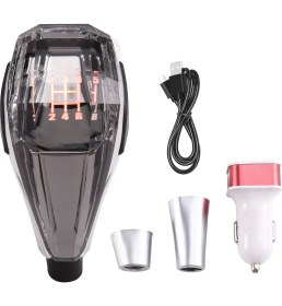 Resim Gorgeous Evrensel Araba LED Kristal Kolları Manuel Şanzıman Vites Topuzu Kolu Başlığı Toyota Honda Hyundai Nissan Için (Yurt Dışından) 