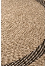 Resim İndia Siyah Daire Halı Salon Oturma Odası Çocuk Odası Yatak Odası Halısı 668 Siyah 