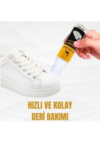 Resim Black Deer Ayakkabı - Deri ve Kumaş Boyası Sneaker Beyaz Ayakkabı Temizleyici 75 ML 
