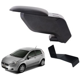 Resim Fiat Grande Punto 2006 Delmesiz Çelik Ayaklı Siyah Kolçak Kol Dayama 
