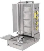 Resim BesaEndüstriyel 4 Radyanlı Alttan Motorlu Doğalgazlı Döner Ocağı 