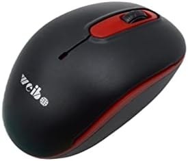 Resim Linea Weibo 1600/2400/3200 Dpi Kablosuz Mouse 2.4 Ghz Rf-4005 Siyah/kırmızı 