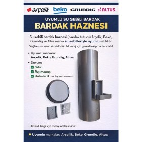 Resim Arçelik Beko Su Sebili Bardak Tutucu Sebil Bardaklık 9181911120 