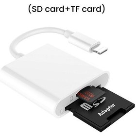 Resim Foxyn iPhone Apple Uyumlu iPad Lightning To Sd Kamera Reader Sd Kart Okuyucu 
