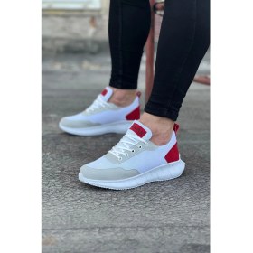 Resim Lisinya LISINYA947 CZ063 Beyaz Kırmızı Triko Erkek Spor Ayakkabı 