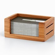 Resim WOODSAKA 3Line Kartvizitlik - Kiraz Ağacından - 10.9x6.8x4.5 CM 