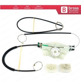 Resim Vw Touareg 7l Cayenne 9pa için Sağ Ön Cam Kriko Takımı 7l0837462f N11.20103 