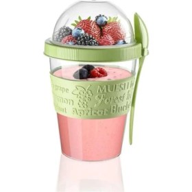 Resim Pazariz Hazneli Meyve Bölmeli Yoğurt Kabı 