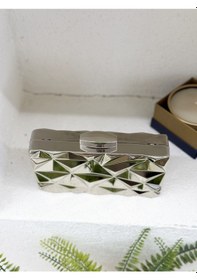 Resim Nurkaraca 25y9773 Metal Kasalı Abiye El Çantası Kadın 18x11cm 