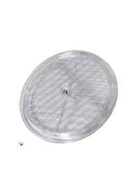 Resim Şeffaf Doğalgaz Havalandırma Cam Menfezi, 18 Cm Çap 