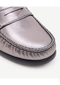 Resim Yargıcı Maskülen Yumuşak Deri Loafer Antrasit 