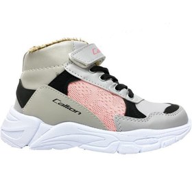 Resim Callion 053-21 Deri Filet Çocuk Spor Ayakkabı Buz Siyah Pembe 