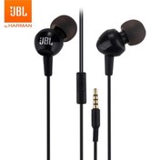 Resim JBL C100SI Kablolu mikrofonlu Kulakiçi Kulaklık Siyah 