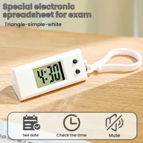 Resim Turcoshop11 Yeşil Mini Sessiz Elektronik Masa Saati Çoklu Şehir Zamanı Pil Güçlü Diğer 