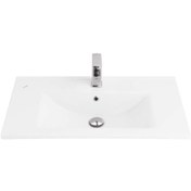 Resim Creavit Su 45 x 80 CM Dolap Mobilya Uyumlu Lavabo Etajerli Su080 