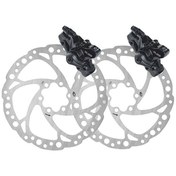 Resim Bisiklet Mekanik Disk Fren Seti 180 Rotorlu Açık 