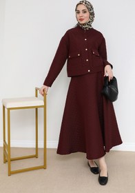 Resim moda auram Kapitone Etekli Takım 