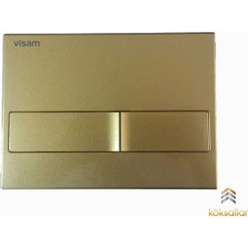 Resim Karina Gömme Rezervuar Kumanda Paneli Altın (gold) 226-005 