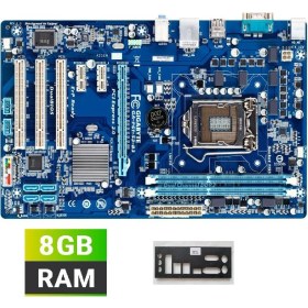 Resim Gigabyte GA-P61-S3 H61 LGA1155 Ddr3 1333 Anakart 4+4 Ram + Ayna - Outlet 