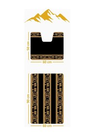 Resim Modern Desenli Dijital Baskı 3 Lü Banyo Paspas Takımı Yıkanabilir Kaymaz Tabanlı Klozet Takımı Klz0038 Renkli 