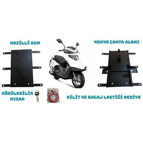 Resim Active 50 Ve 125 Kızaklı Kurye Paket Çanta Demiri 