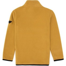 Resim U.S. Polo Assn. Erkek Çocuk Hardal Fermuarlı Yaka Sweatshirt 50313841-VR151 