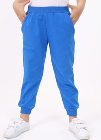 Resim Toontoy Kız Çocuk Beli Paçası Ribanalı Cepli Basic Jogger Eşofman Altı 2 İplik 