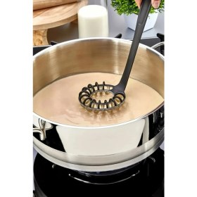 Resim Yanmaz Yapışmaz Yüksek Isıya Dayanıklı Teflon Spiral Çırpıcı - Yumurta Çırpıcı 28 cm 
