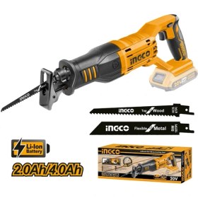 Resim Ingco CRSLI1151 Akülü Tilki Kuyruğu Testere 20 V 2.0AH 