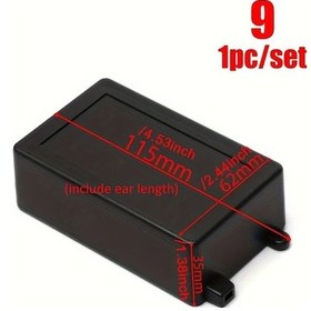 Resim Topshop1 1 Adet Plastik Siyah Dıy Enstrüman Kutusu Stil 9 Elektronik Proje Kutusu 