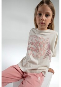 Resim U.s. Polo Assn Kız Çocuk Beyaz Pijama Takımı Us2063-c-v2 Beyaz 