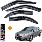 Resim Opel Vectra C Mügen Cam Rüzgarlığı 2002-2008 Arası 4 Lü Takım +500ml Lastik Parlatıcı 