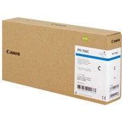 Resim Canon ® PFI-706 C (Cyan) Mavi Plotter Orijinal Mürekkep Kartuş 700 ml. (6682B001) 