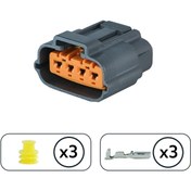 Resim Sumitomo Şarj Dinamosu Soketi 4 Pin Kablosuz 