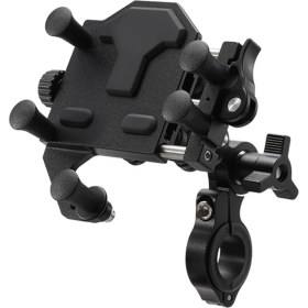 Resim Woodpool Evrensel Pedal Elektrikli Araç Telefon Standı Darbe Emici 360° Dönebilen Ayarlanabilir Moto Navigasyon Braketi B (Yurt Dışından) 