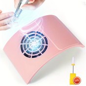 Resim USB ile çalışan tırnak tozu toplama cihazı, 2 toz torbası ve öğütme başlığı ile - Ev ve salon kullanımı için kompakt tasarım, pil gerektirmez, dayanıklı plastik yapısı, manikür ve pedikür için kolay temizlik yapabilen tırnak bakımı aracı, tırnak teknisyeni aksesuarları, manikür aksesuarı, şık tasarım, verimli toz toplama, tırnak tozu extractor, tırnak tozu vakumu, profesyonel tırnak tozu extractor, tırnak tozu toplama cihazı, toz toplama tırnak teknisyeni, tırnak tozu emme 