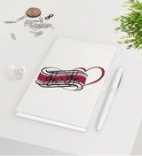 Resim Bk Gift Kişiye Özel Sevgililer Günü Beyaz Defter Kalem Seti-32 