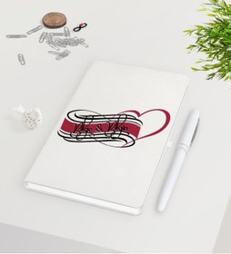Resim Bk Gift Kişiye Özel Sevgililer Günü Beyaz Defter Kalem Seti-32 