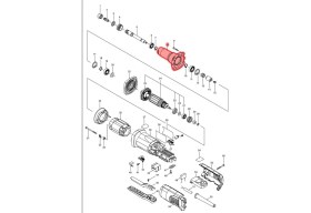 Resim Makita GD0801C Dişli Kutusu Ürün Kodu 317368-0 
