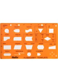 Resim Helix Maped Süreç Şablonu Flowchart Template X08771 