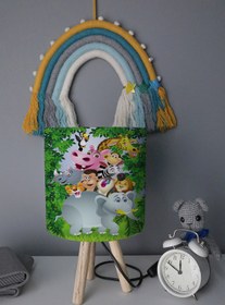 Resim BelezaHome Zoo Hayvanat Bahçesi Dekoratif Çocuk Odası Abajur 