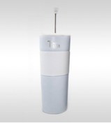 Resim Bk Gift Kişiye Özel 3518 French Press Beyaz Paslanmaz Çelik Termos Mug 500 ml 