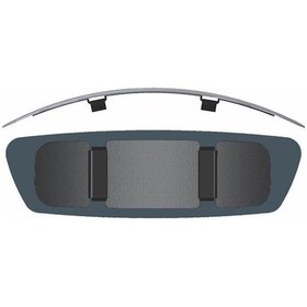 Resim Motaysan İç Dikiz Aynası Universal Lastikli Safir Geçme-2 R320 28,5 x 8 CM 552.050 