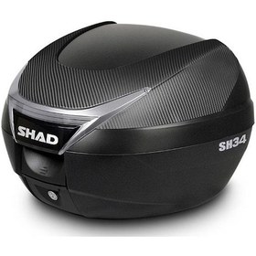 Resim Shad Sh-34 Motosiklet Arka Çanta Siyah Carbon 