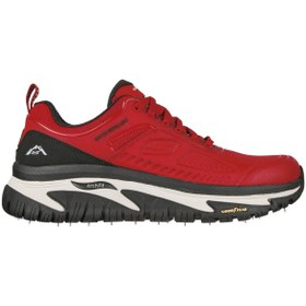 Resim Skechers 237333-RDBK Arch Fit Road Walker Recon Erkek Kırmızı Outdoor Su Geçirmez Spor Ayakkabı 