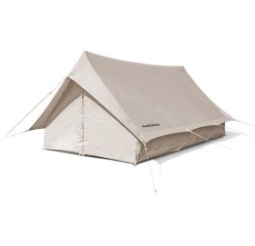 Resim Naturehike 4 Kişilik Lüks Glamping Kanvas Kamp Çadırı Bej 
