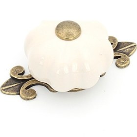 Resim Kulpca Porselen Antik Kavuk Düğme Kulp (433997507) 