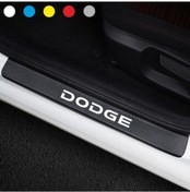Resim nehay shop Dodge İçin şık tasarım karbon sticker seti Aksesuar Oto Kapı Eşiği özel yeni sticker Karbon 4 Adet 